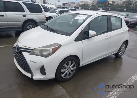 2015 Toyota Yaris Le z USA, uszkodzony, nr VIN VNKKTUD30FA055540